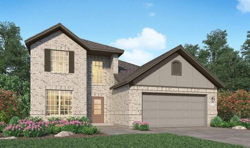New construction Single-Family house 2630 Olivine Stone Drive, Rosenberg, TX 77469 Larkspur II- photo 0 0