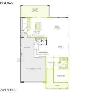 New construction Single-Family house 22546 E Saddle Way, Queen Creek, AZ 85142 Willow Plan 40-9- photo 1 1