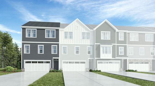 New construction Townhouse house 2135 Terrawood Drive, Durham, NC 27703 - photo 0