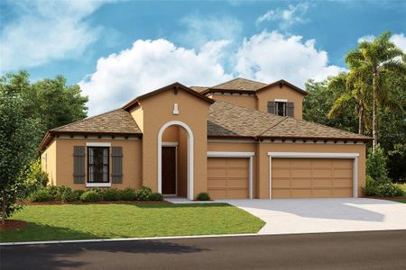 New construction Single-Family house 13233 Twin Bridges Drive, Riverview, FL 33579 - photo 0