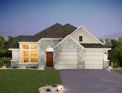 New construction Single-Family house Medina, 119 Coleto Trail, Bastrop, TX 78602 - photo