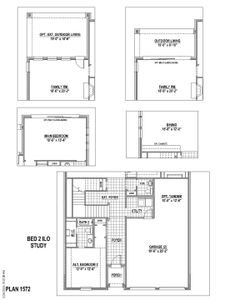 New construction Single-Family house 8760 Scotty'S Lake Lane, The Colony, TX 75056 Plan 1572- photo 3 3