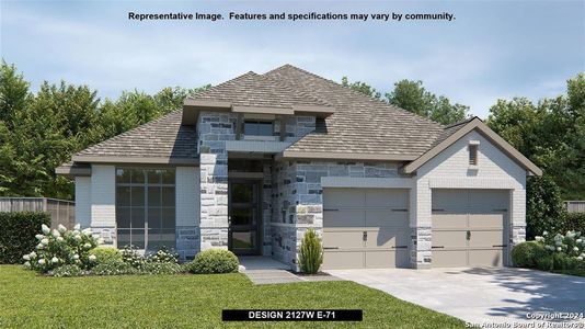 New construction Single-Family house 648 Inner Path, New Braunfels, TX 78132 Design 2127W- photo 2 2