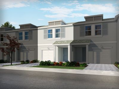 New construction Townhouse house 403 Salisbury Cir, Fort Pierce, FL 34982 Pompano- photo 0