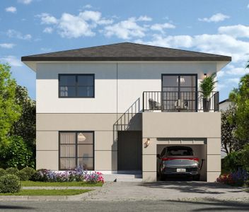 New construction Single-Family house Model E, 1100 West Palm Drive, Homestead, FL 33034 - photo