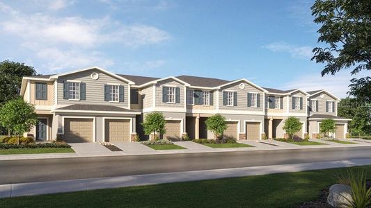 New construction Townhouse house 8249 Crescent Oaks Drive, New Port Richey, FL 34655 - photo 0