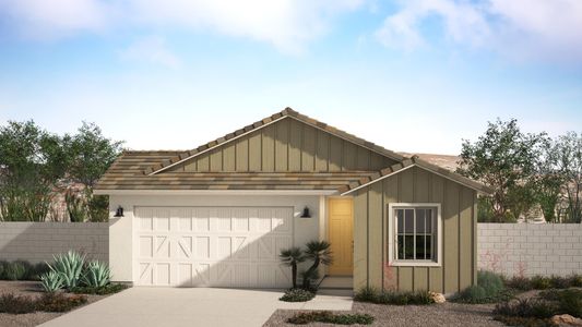Farmhouse Elevation | Perrine | Valencia at Citrus Park | New Homes in Goodyear, AZ | Landsea Homes