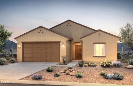 New construction Single-Family house 25284 W Chanute Pass, Buckeye, AZ 85326 Bluebell- photo 0