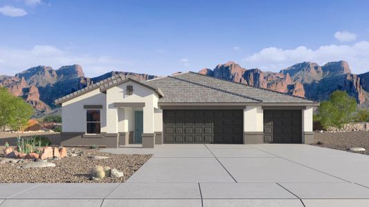 New construction Single-Family house 2469 W Stradling Ave, Apache Junction, AZ 85120 Courtland- photo 0 0