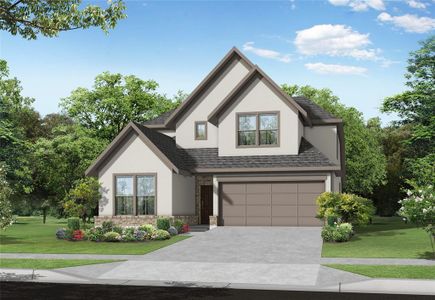 New construction Single-Family house 24834 Yellow Spruce Circle, Katy, TX 77493 Montague- photo 0 0