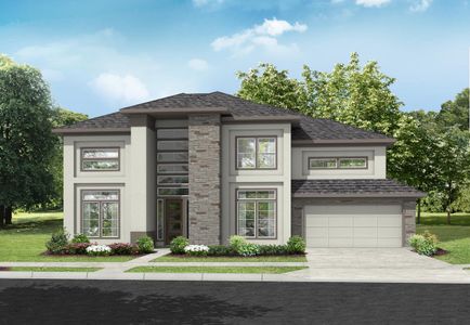New construction Single-Family house Ravenna, 7307 Prairie Lakeshore Lane, Katy, TX 77493 - photo