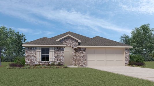 New construction Single-Family house 1402 Bent Spur Dr, Denton, TX 76207 X40H Huntsville- photo 0