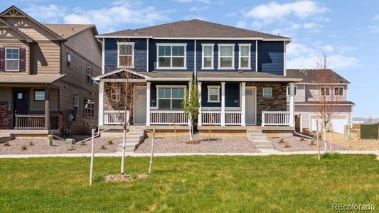 New construction Single-Family house 640 Thoroughbred Lane, Johnstown, CO 80534 Melbourne- photo 0 0