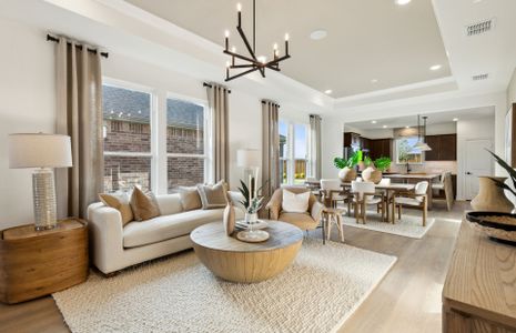 Open-concept throughout main living areas