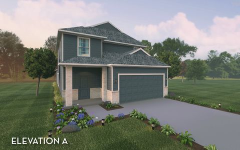 New construction Single-Family house 3610 Compass Pointe Court, Angleton, TX 77515 - photo 0