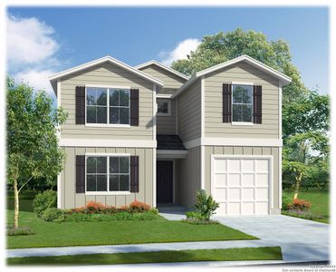New construction Single-Family house 7515 Capella Circle, San Antonio, TX 78252 The Wolters- photo 0 0