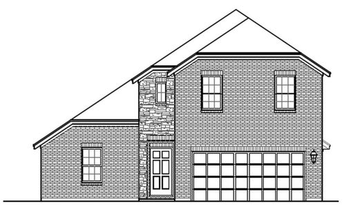 New construction Single-Family house 528 Hickory Ridge Dr., Van Alstyne, TX 75495 Ellerdale DEF- photo