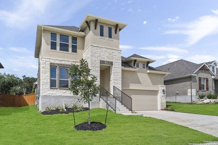 New construction Single-Family house 24915 Ahava, San Antonio, TX 78261 Llano B- photo