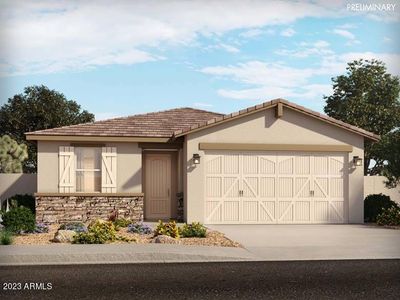 New construction Single-Family house 41580 W Saguaro Drive, Maricopa, AZ 85138 Mason- photo 0