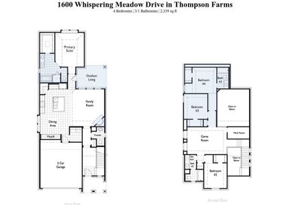 New construction Single-Family house 1600 Whispering Meadow Drive, Van Alstyne, TX 75495 Lyndhurst Plan- photo 1 1