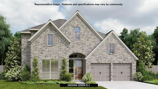 New construction Single-Family house 10827 Antique Lace Way, Cypress, TX 77433 3299W- photo 0