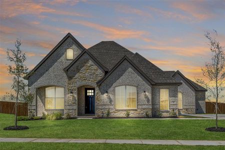 New construction Single-Family house 136 Trail Dust Drive, Godley, TX 76044 Concept 2199- photo 0