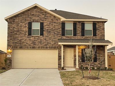 New construction Single-Family house 3210 Spanish Oak Lane, Rosenberg, TX 77471 Willowford- photo 0