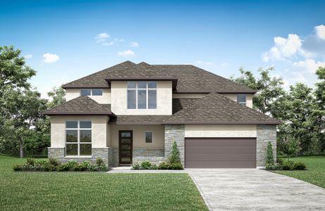 New construction Single-Family house 17705 Absinthe Drive, Austin, TX 78738 Merrick II- photo 0