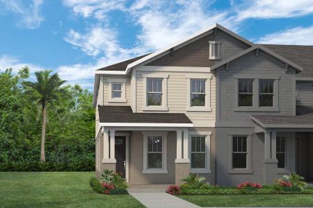 New construction Townhouse house Franklin, 14006 Scarlet Aster Alley, Winter Garden, FL 34787 - photo