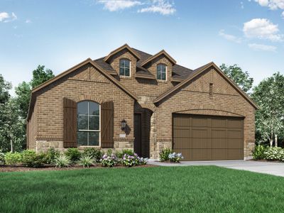 New construction Single-Family house 1533 Ebling Way, Van Alstyne, TX 75495 Davenport Plan- photo 0