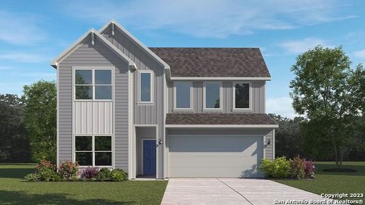 New construction Single-Family house 375 Wayne Way, New Braunfels, TX 78130 Mitchell - photo 0 0