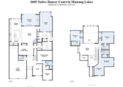 New construction Single-Family house 2605 Native Dancer Court, Celina, TX 75009 222 Plan- photo
