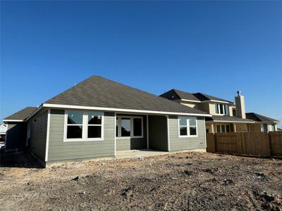 New construction Single-Family house 1003 Casola Cv, Hutto, TX 78634 Lancaster Homeplan- photo 26 26