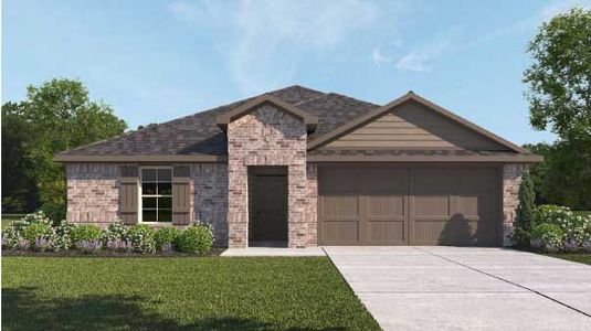 New construction Single-Family house 1013 Great Barracuda Ln, Alvin, TX 77511 Cali- photo 0