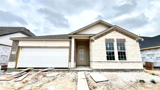New construction Single-Family house 17210 Coppice Oak Drive, Hockley, TX 77447 Edison Homeplan- photo