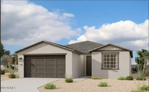 New construction Single-Family house 2370 E Wagon Wheel Lane, San Tan Valley, AZ 85140 Marigold Homeplan- photo 0