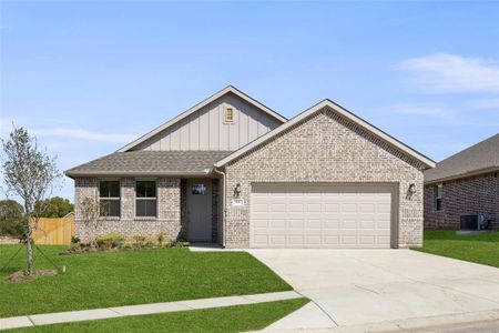 New construction Single-Family house 111 Lariat Trail, Valley View, TX 76272 - photo 0