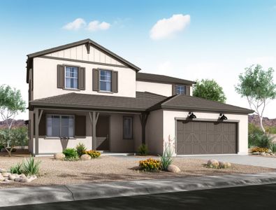 New construction Single-Family house Cottonwood, 21463 W. Cartwright Ave, Buckeye, AZ 85396 - photo
