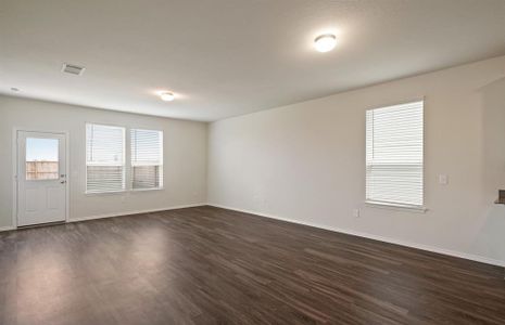 Gathering room with natural light *Photos of furnished model. Not actual home. Representative of floor plan. Some options and features may vary.