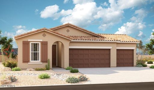 New construction Single-Family house 2046 E Wetleaf Place, Casa Grande, AZ 85122 Larimar- photo 0