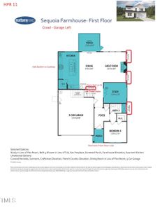 New construction Single-Family house 395 Fast Pitch Lane, Four Oaks, NC 27524 Sequoia- photo 1 1