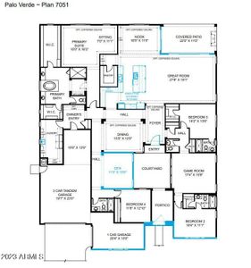 New construction Single-Family house 18112 W Meadowbrook Avenue, Goodyear, AZ 85395 Palo Verde Plan 7051- photo