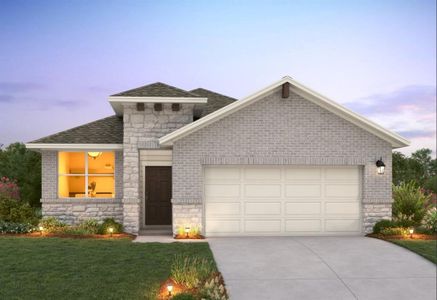 New construction Single-Family house 109 Rita Blanca Bnd, Cedar Creek, TX 78602 Brodie Homeplan- photo 0