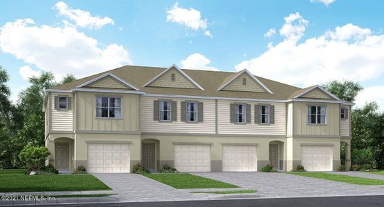 New construction Townhouse house 3214 Penny Cove Ln, Jacksonville, FL 32218 The St. Augustine- photo 0