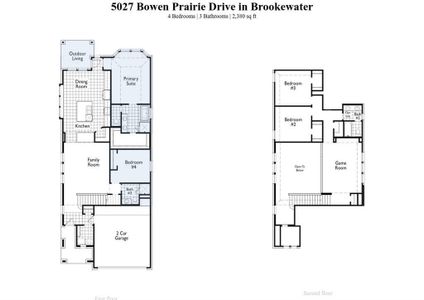 New construction Single-Family house 5027 Bowen Prairie Drive, Rosenberg, TX 77471 Everleigh Plan- photo 1 1