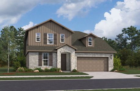 New construction Single-Family house Cascade, 1615 Bartlett Square, New Braunfels, TX 78130 - photo