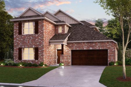 New construction Single-Family house 7513 Poplar Drive, Denton, TX 76226 Livingston - 40' Smart Series- photo 0 0