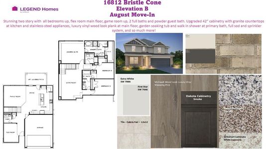 New construction Single-Family house 16812 Bristle Cone Way, Grangerland, TX 77302 Sienna- photo 6 6