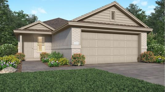 New construction Single-Family house Chestnut II, 23404 Sentosa Bluff Court, New Caney, TX 77357 - photo
