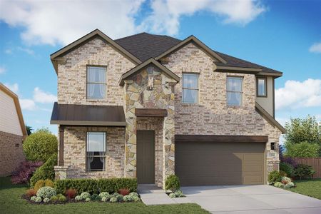 New construction Single-Family house 324 Ice Shore Trail, Dayton, TX 77535 Enclave Series - Capri II- photo 0